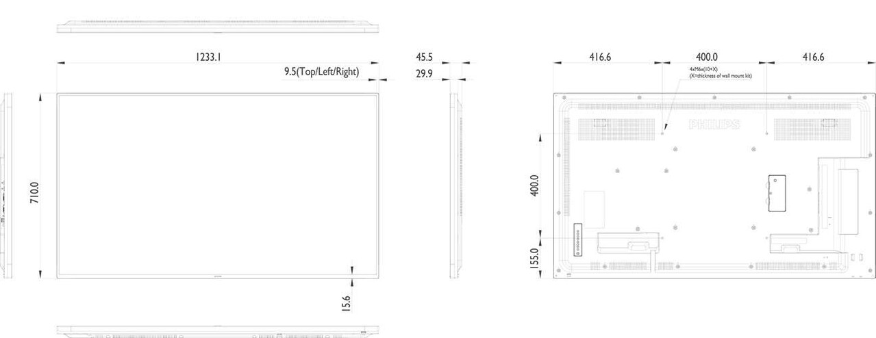 Philips Philips 55BDL4050D/00 D-line FHD display Philips Philips 55BDL4050D/00 D-line FHD display