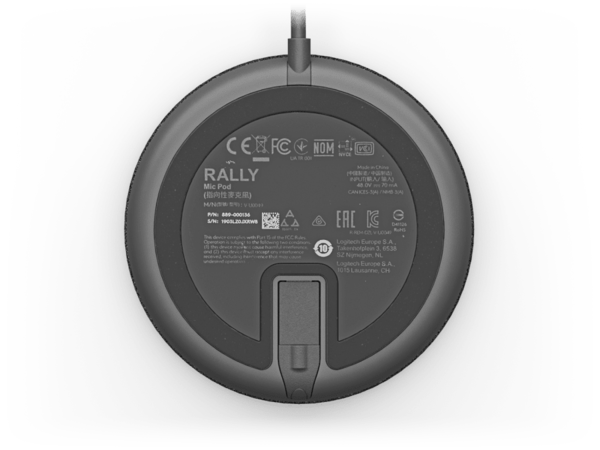 Logitech Logitech Logitech Rally Mic Pod Logitech Logitech Logitech Rally Mic Pod