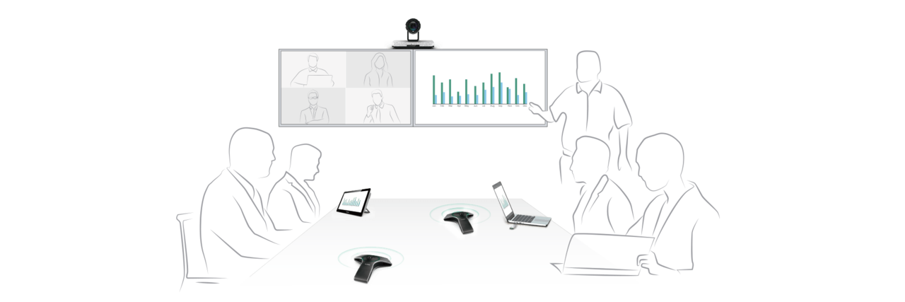 Yealink Yealink VC800 Full HD videoconferencesysteem Yealink Yealink VC800 Full HD videoconferencesysteem