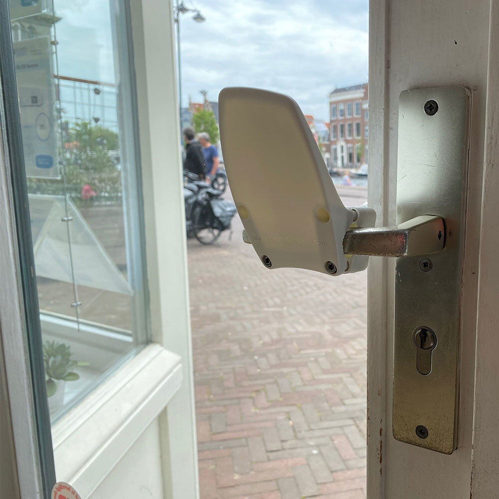 Handenvrije deuropener Carna blauw Handenvrije deuropener Carna blauw