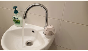 Kraanhendel vast Kraanhendel vast