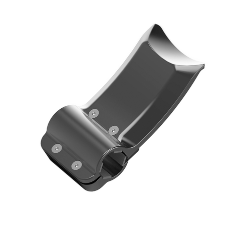 Deuropener Cardea zwart voor ronde deurklink Deuropener Cardea zwart voor ronde deurklink