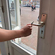 Mobiele deuropener Paean zilver black look met touchscreen ondersteuning Mobiele deuropener Paean zilver black look met touchscreen ondersteuning