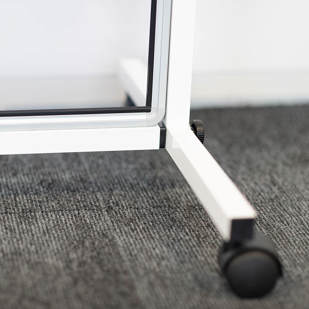 Scheidingswand verrijdbaar vol-transparant Scheidingswand verrijdbaar vol-transparant