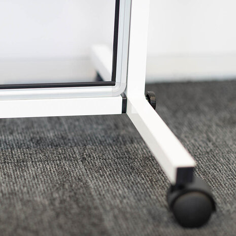 Scheidingswand verrijdbaar vol-transparant Scheidingswand verrijdbaar vol-transparant