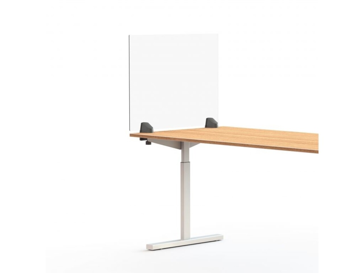 Smit Visual Plexiglas scheidingsscherm met 2 bevestigingsklemmen Smit Visual Plexiglas scheidingsscherm met 2 bevestigingsklemmen