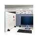 Scheidingsscherm bureauklem whiteboard/prikbord Scheidingsscherm bureauklem whiteboard/prikbord