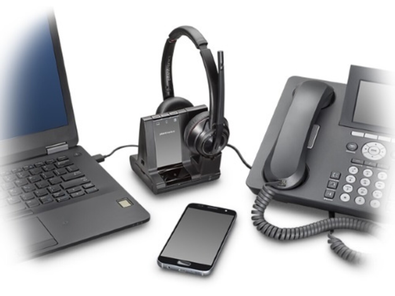 POLY POLY Savi W8220 DECT-headset POLY POLY Savi W8220 DECT-headset