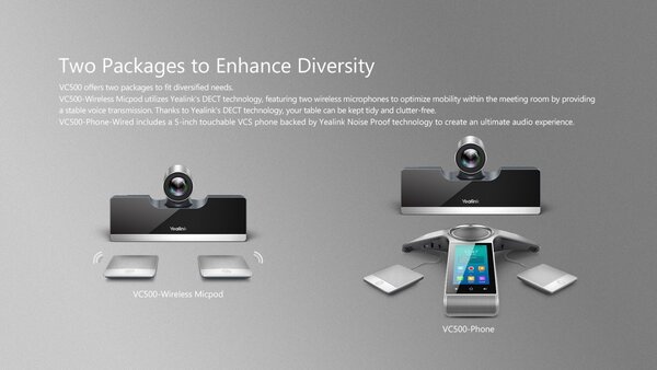 Yealink Yealink VC500 draadloos micpod Yealink Yealink VC500 draadloos micpod