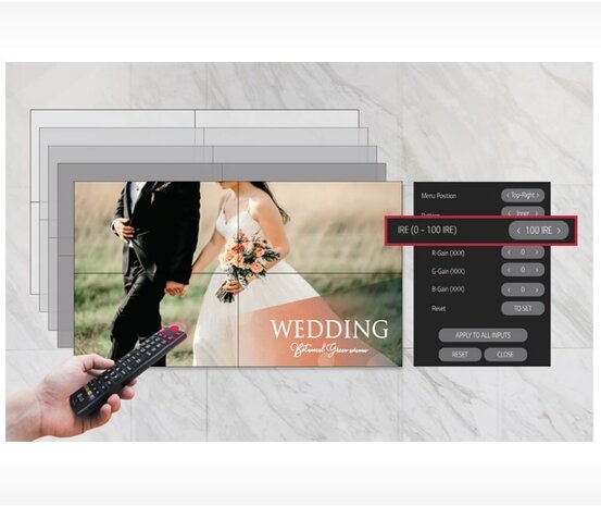 LG LG 55VL5F 55 inch videowall display LG LG 55VL5F 55 inch videowall display