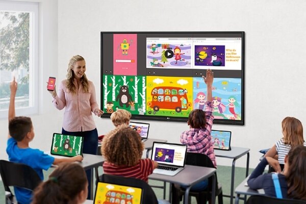 LG LG 65TR3BF 65 inch 4K IR Multi-Touch Interactief digitaal bord LG LG 65TR3BF 65 inch 4K IR Multi-Touch Interactief digitaal bord