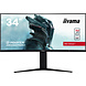 iiyama iiyama G-MASTER GB3466WQSU-B1 UltraWide Gebogen Quad HD LED computer monitor iiyama iiyama G-MASTER GB3466WQSU-B1 UltraWide Gebogen Quad HD LED computer monitor
