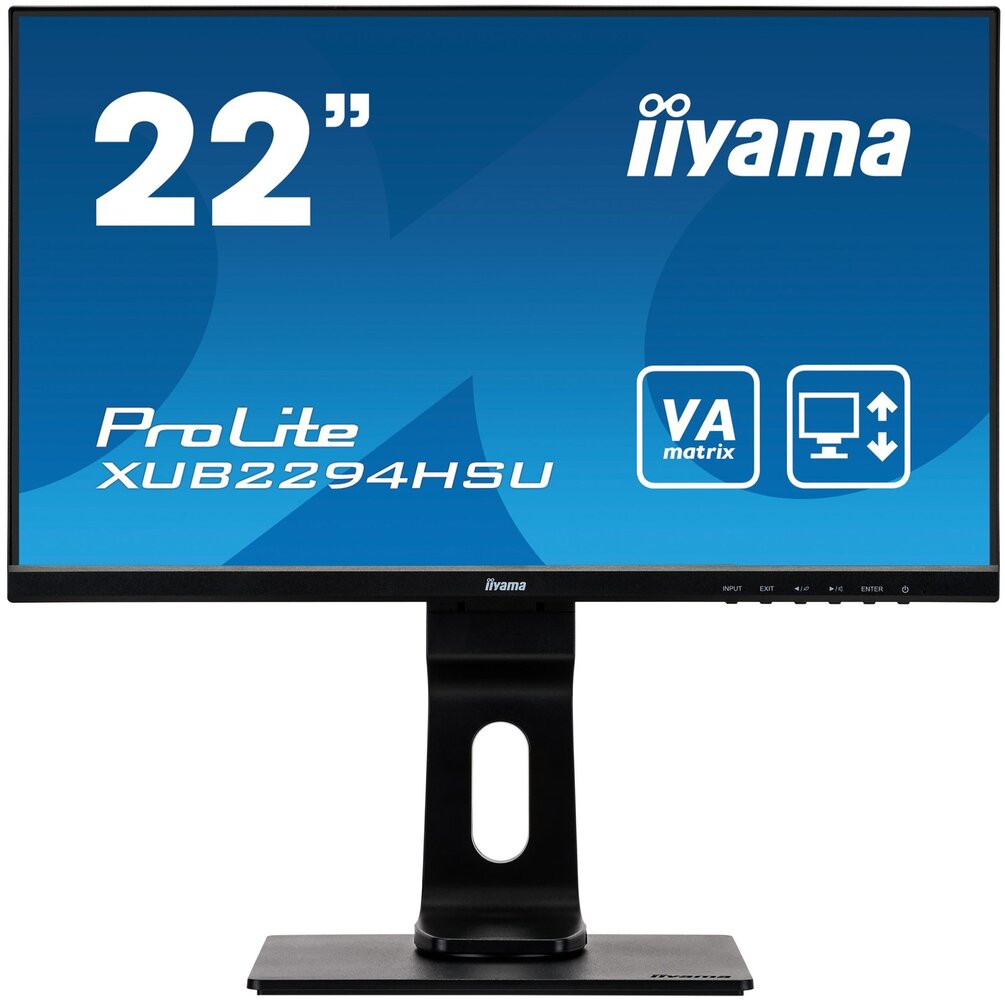 iiyama iiyama ProLite XUB2294HSU-B1 Full HD LED zakelijke monitor iiyama iiyama ProLite XUB2294HSU-B1 Full HD LED zakelijke monitor