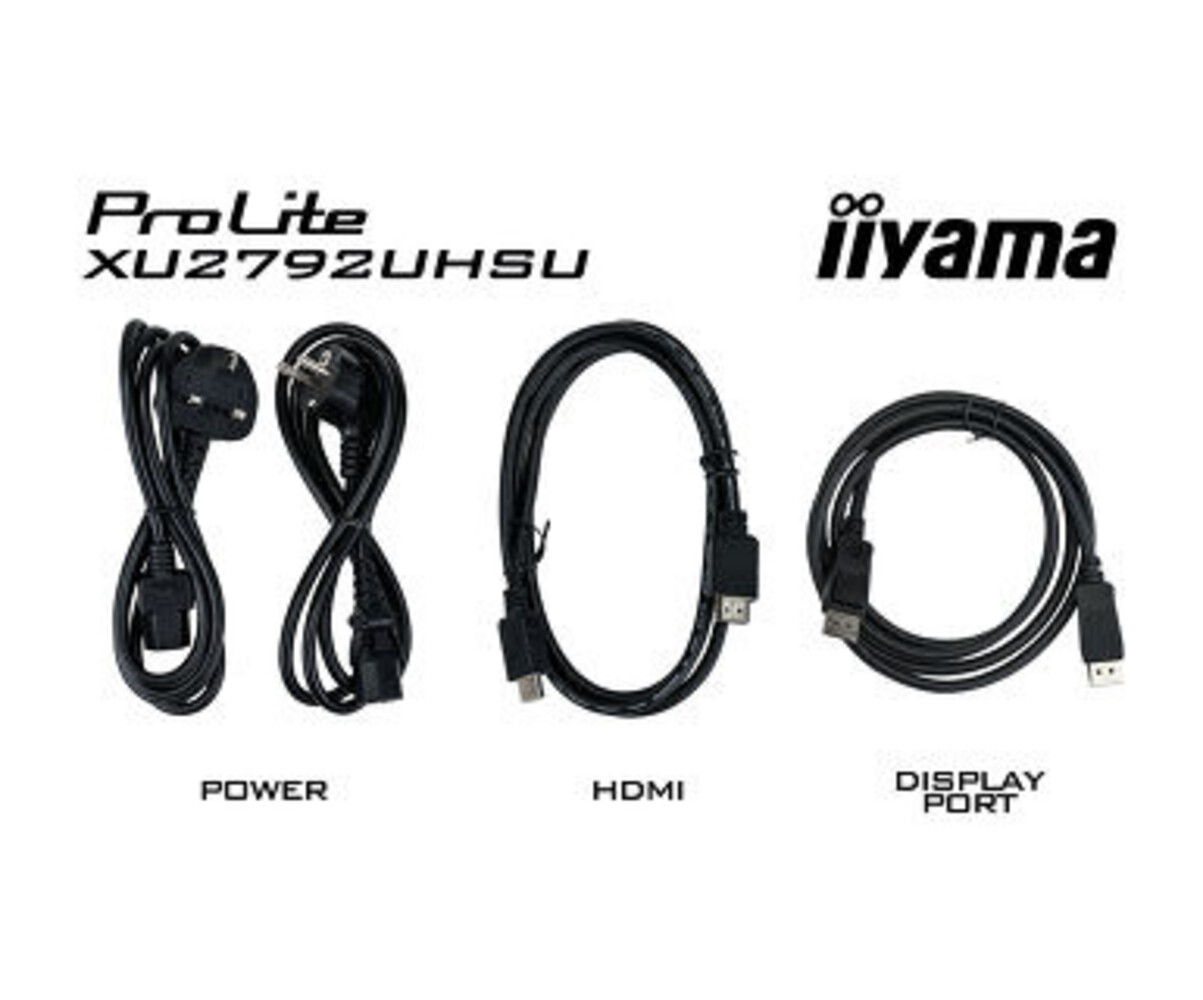 iiyama iiyama ProLite XU2792UHSU-B1 Ultra HD LED zakelijke monitor iiyama iiyama ProLite XU2792UHSU-B1 Ultra HD LED zakelijke monitor