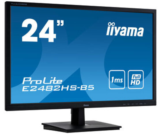 iiyama iiyama E2482HS-B5 Full HD LED computer monitor iiyama iiyama E2482HS-B5 Full HD LED computer monitor