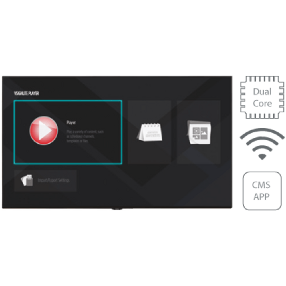 Vestel Vestel VB55B2 UHD 55 inch scherm Vestel Vestel VB55B2 UHD 55 inch scherm