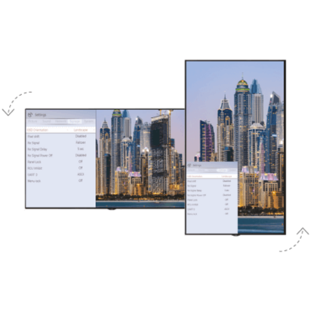 Vestel Vestel PDH43UH824 43 inch hoog contrast signage display Vestel Vestel PDH43UH824 43 inch hoog contrast signage display