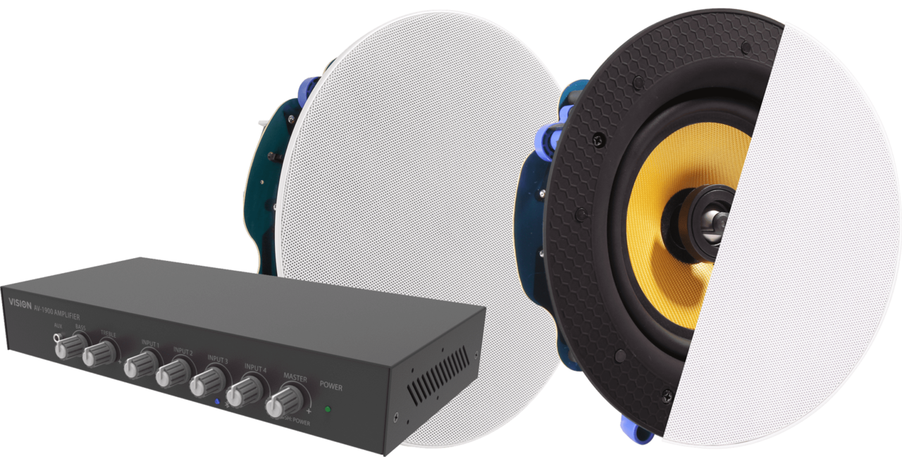 Vision Vision AV-1900 audiomixer-versterker Vision Vision AV-1900 audiomixer-versterker