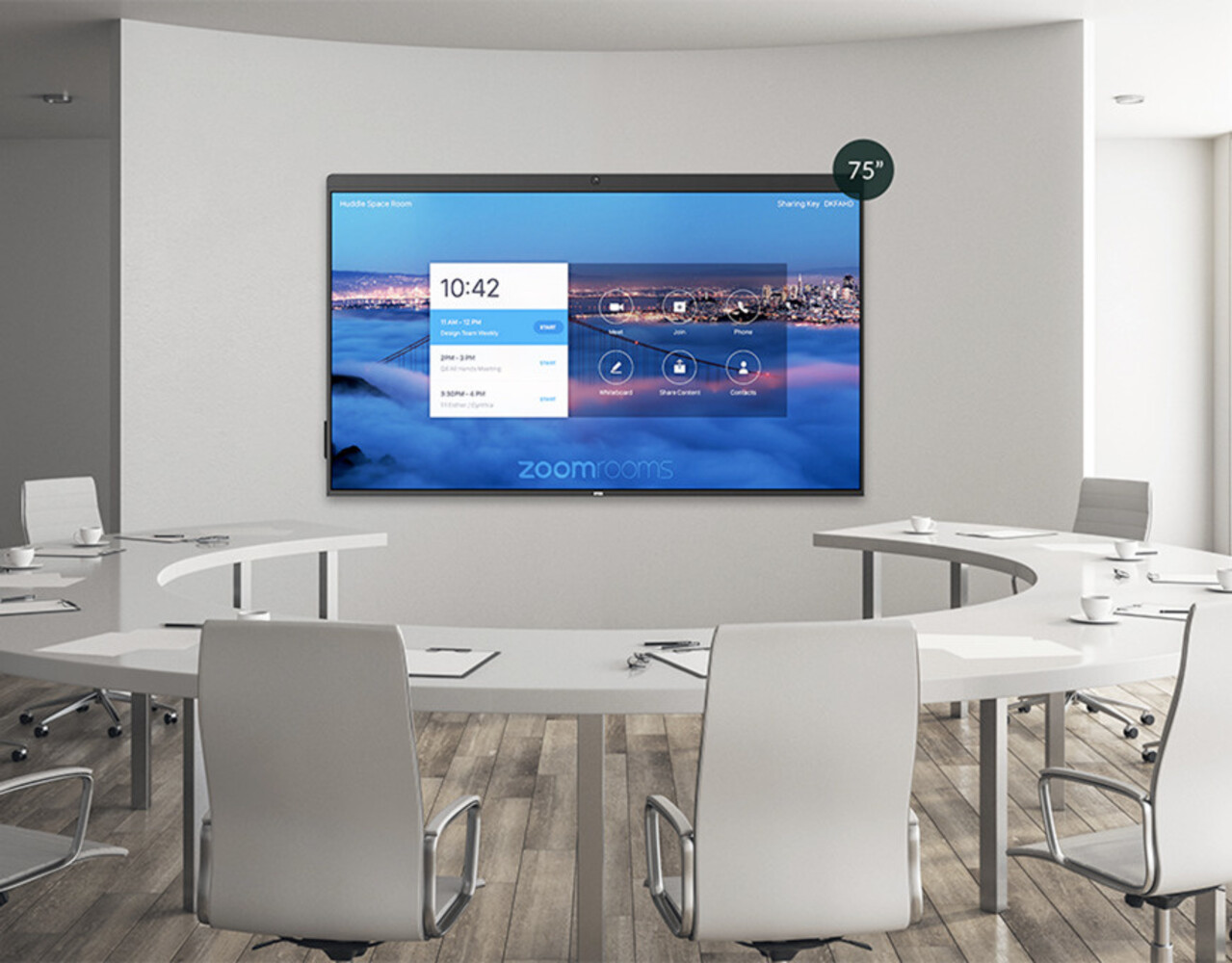 DTEN DTEN D7 55" Dual DB0355DSB videoconferentie-oplossing DTEN DTEN D7 55" Dual DB0355DSB videoconferentie-oplossing