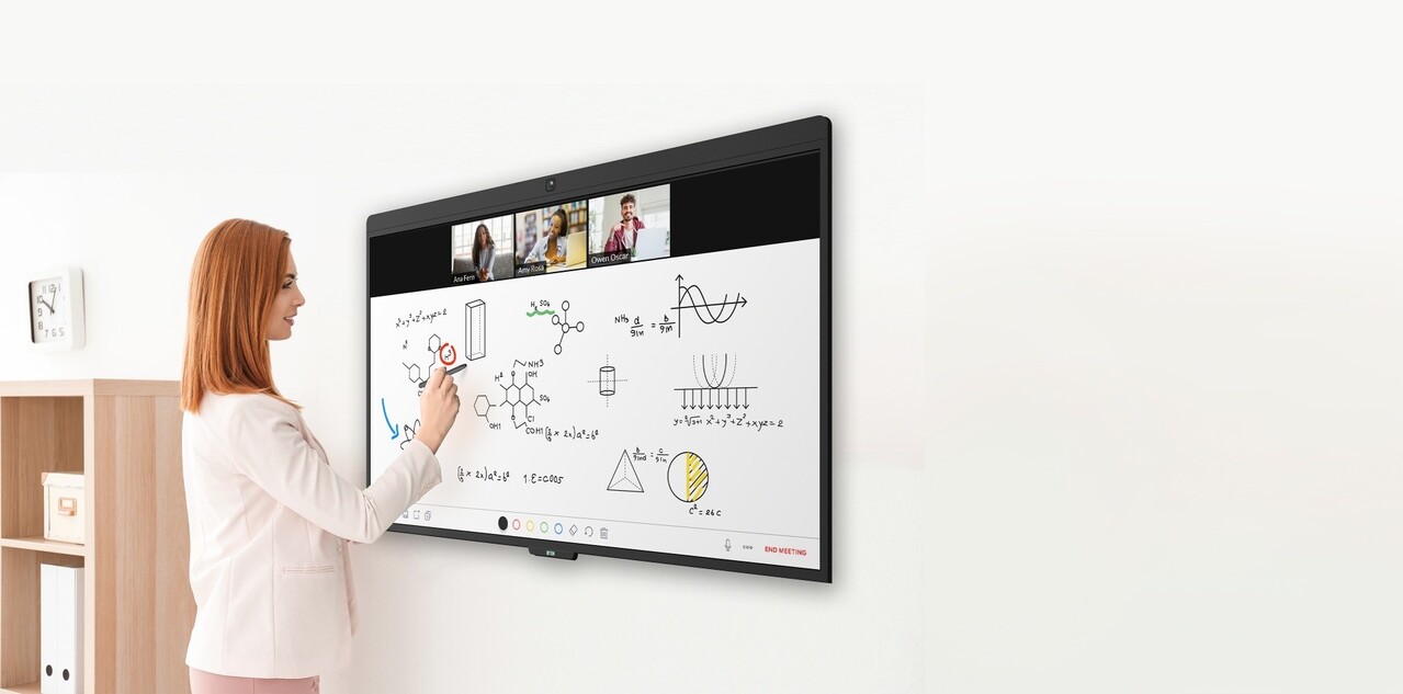 DTEN DTEN D7 55" Dual DB0355DSB videoconferentie-oplossing DTEN DTEN D7 55" Dual DB0355DSB videoconferentie-oplossing