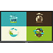Viewsonic ViewBoard IFP5550-3 UHD UFT 4-way split display Viewsonic ViewBoard IFP5550-3 UHD UFT 4-way split display