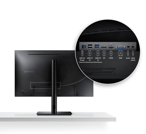 Samsung Samsung LS24R650FDU FHD zakelijke IPS monitor Samsung Samsung LS24R650FDU FHD zakelijke IPS monitor