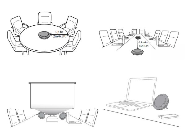 Jabra EPOS EXPAND SP 30T draadloze speaker Jabra EPOS EXPAND SP 30T draadloze speaker