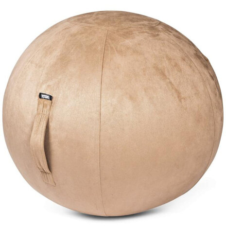Fruscle Fruscle zitbal su√®de beige