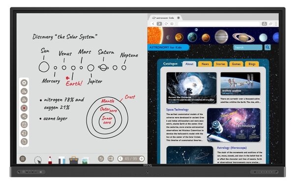 BenQ BenQ RP8602K 86 inch 4K UHD interactief display BenQ BenQ RP8602K 86 inch 4K UHD interactief display