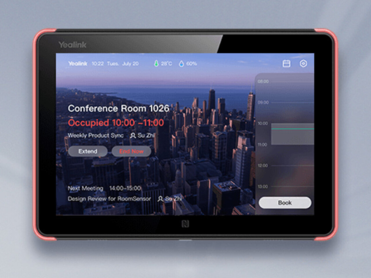 Yealink Yealink Roompanel voor Teams Yealink Yealink Roompanel voor Teams