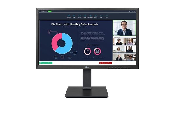 LG 23,8-inch Full HD (1920x1080) IPS-monitor met ingebouwde Full HD-webcam