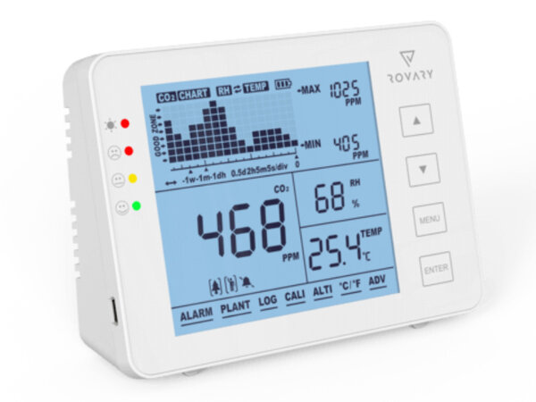 Rovary Rovary RV2000P CO2 luchtkwaliteitsmeter Rovary Rovary RV2000P CO2 luchtkwaliteitsmeter
