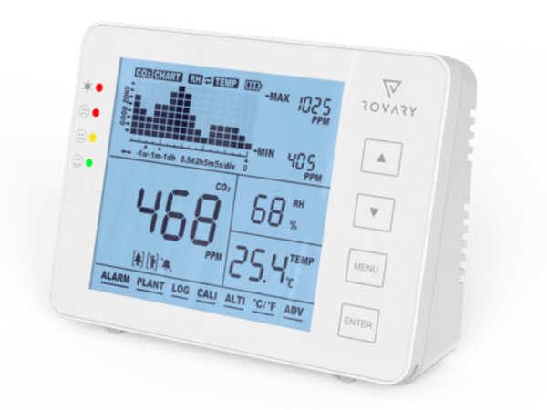 Rovary Rovary RV2000P CO2 luchtkwaliteitsmeter Rovary Rovary RV2000P CO2 luchtkwaliteitsmeter