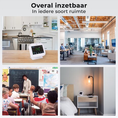 Rovary Rovary RV40W CO2 luchtkwaliteitsmeter Rovary Rovary RV40W CO2 luchtkwaliteitsmeter