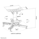 Neomounts Neomounts by Newstar CL25-530BL1 plafondbeugel Neomounts Neomounts by Newstar CL25-530BL1 plafondbeugel