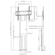 Vision Vision VFM-51 display vloerstandaard Vision Vision VFM-51 display vloerstandaard