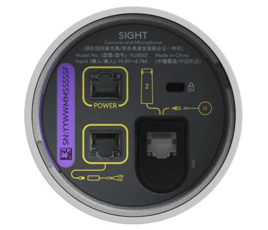 Logitech Logitech Sight wit AI videocamera Logitech Logitech Sight wit AI videocamera