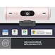 Logitech Logitech Brio 500 Full HD webcam Roze Logitech Logitech Brio 500 Full HD webcam Roze