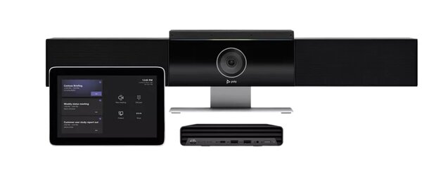 POLY Poly Studio Medium Room Kit voor Micorsoft Teams Rooms all in one vergaderkit met mini PC