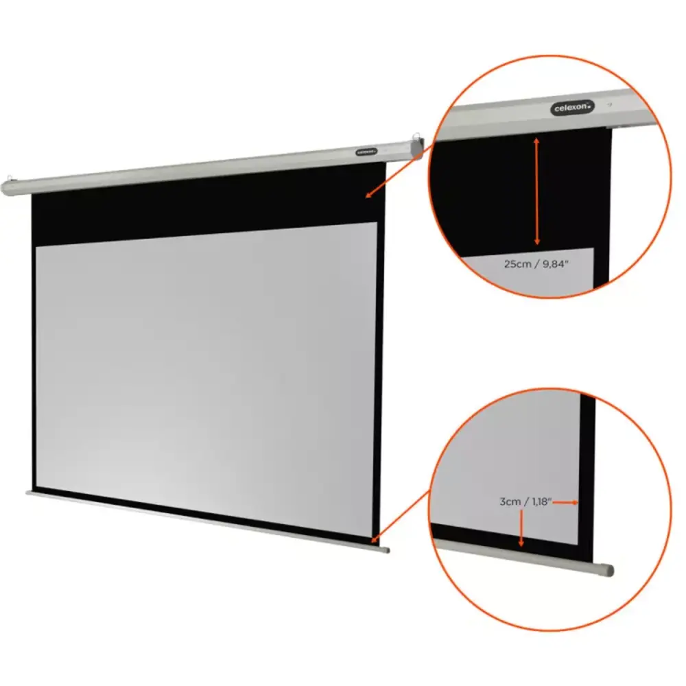 Celexon Celexon Motor Economy HDTV 16:9 projectiescherm Celexon Celexon Motor Economy HDTV 16:9 projectiescherm