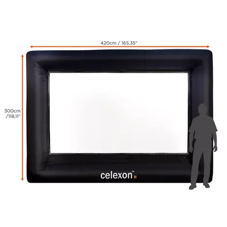 Celexon Celexon Outdoor 16:9 opblaasbaar projectiescherm Celexon Celexon Outdoor 16:9 opblaasbaar projectiescherm
