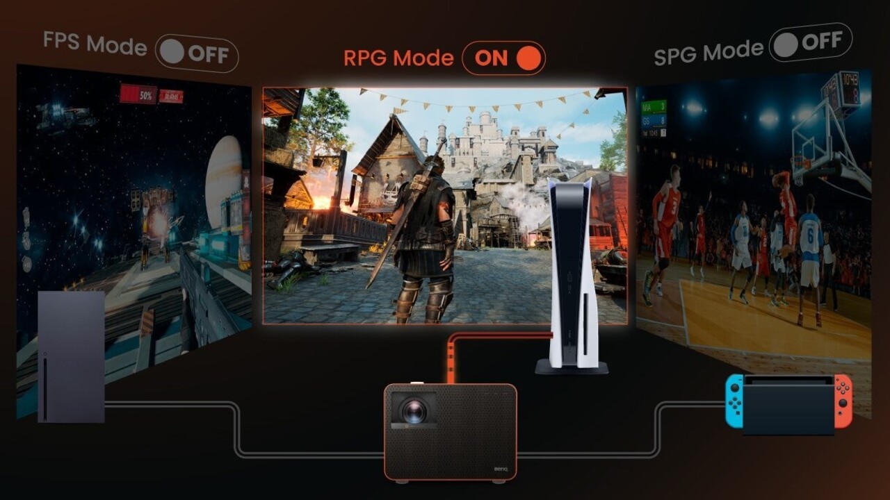 BenQ BenQ X3100i 4K UHD 4LED game beamer BenQ BenQ X3100i 4K UHD 4LED game beamer