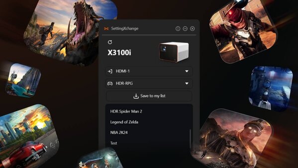 BenQ BenQ X3100i 4K UHD 4LED game beamer BenQ BenQ X3100i 4K UHD 4LED game beamer