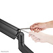 Neomounts Neomounts DS70PLUS-450BL1 monitorarm voor curved ultra-wide schermen Neomounts Neomounts DS70PLUS-450BL1 monitorarm voor curved ultra-wide schermen