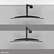 Neomounts Neomounts DS70PLUS-450BL1 monitorarm voor curved ultra-wide schermen Neomounts Neomounts DS70PLUS-450BL1 monitorarm voor curved ultra-wide schermen