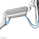 Neomounts Neomounts DS75-450WH2 full motion monitorarm Neomounts Neomounts DS75-450WH2 full motion monitorarm