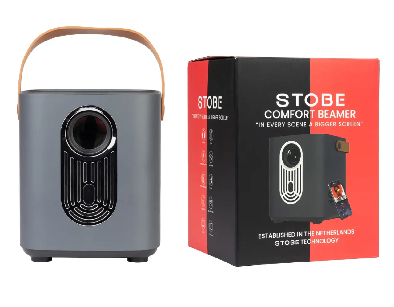 Stobe Stobe Home Full HD Mini Beamer Stobe Stobe Home Full HD Mini Beamer