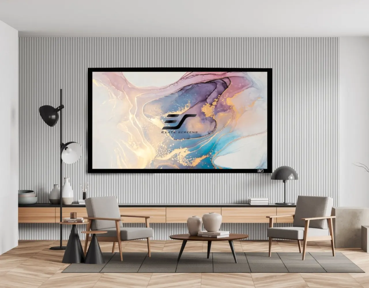 Elite Screens Elite Screens ezFrame 5D CineGrey HDTV Elite Screens Elite Screens ezFrame 5D CineGrey HDTV