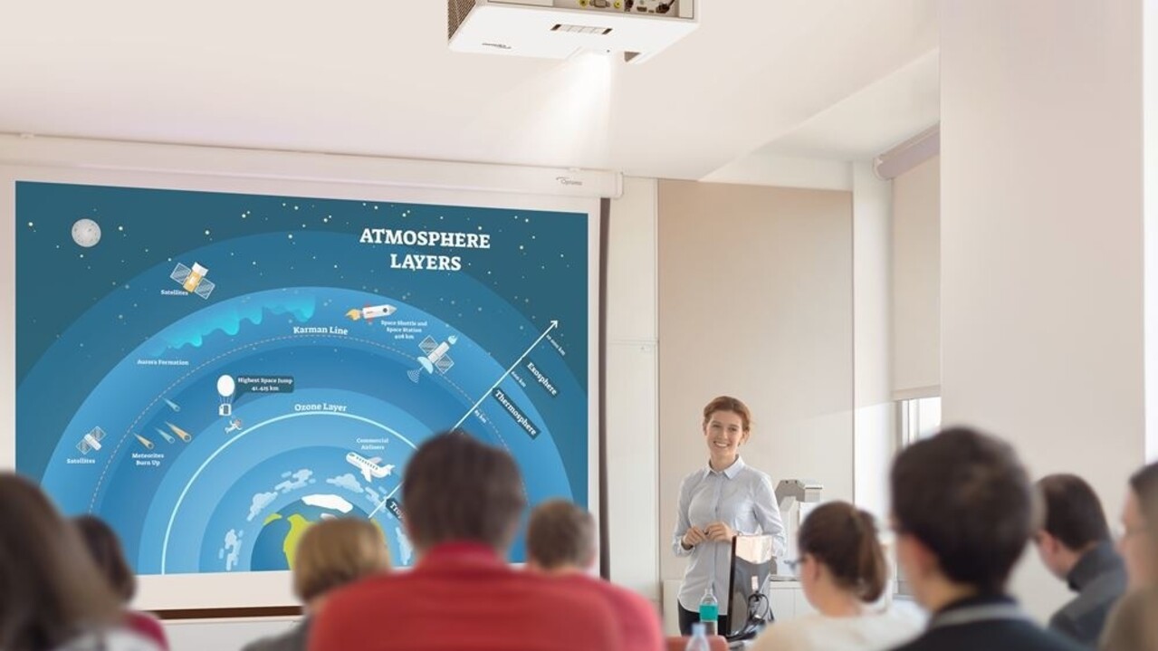 Optoma Optoma ZH350ST Full HD laser projector tweede kans Optoma Optoma ZH350ST Full HD laser projector tweede kans