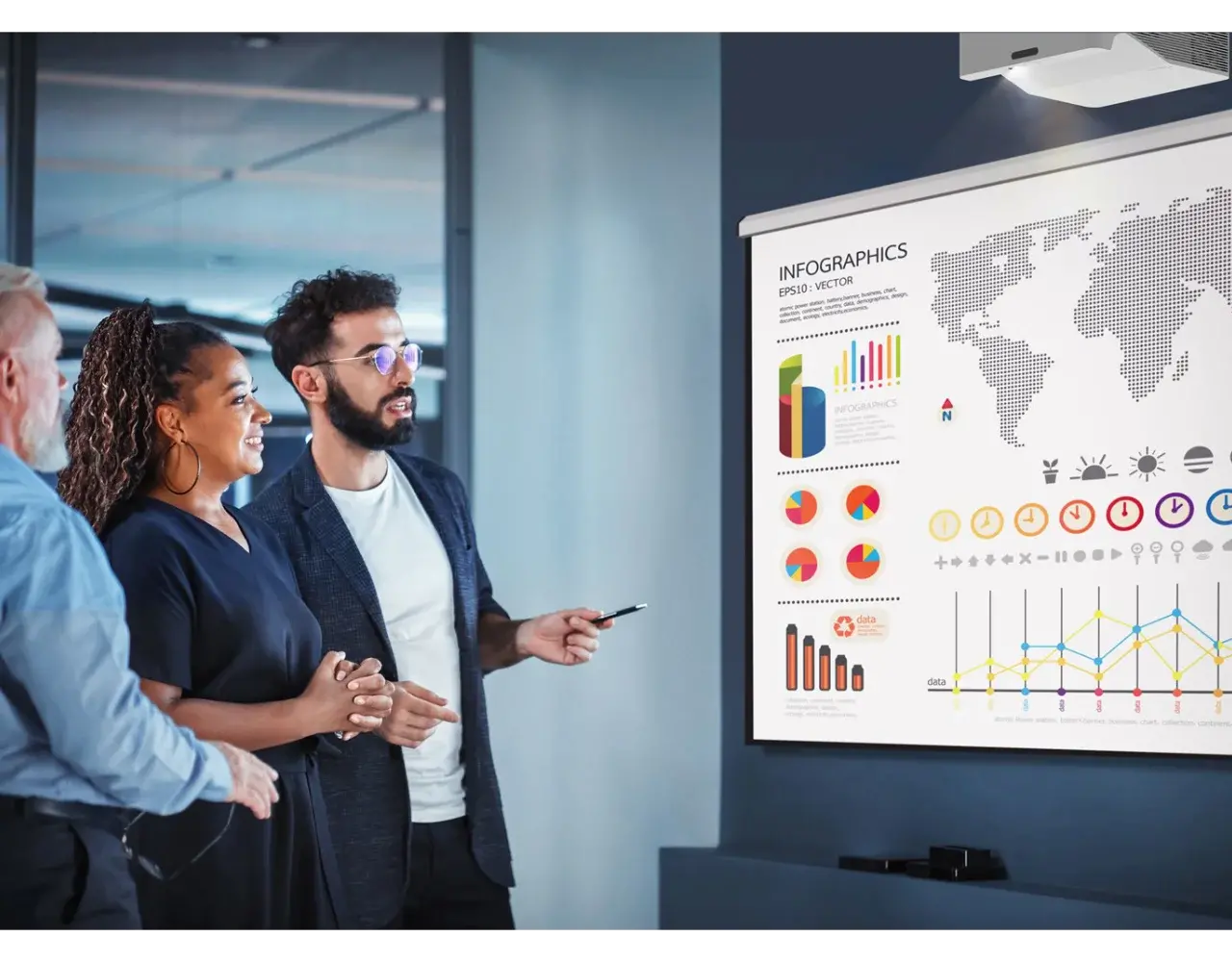 Optoma Optoma ZH430UST laser beamer tweede kans Optoma Optoma ZH430UST laser beamer tweede kans